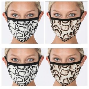 🛍Snakeskin Print Mask - 😷